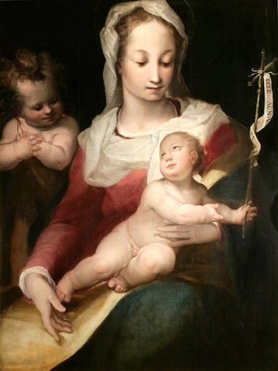 Madonna con Bambino e Giovane San Giovanni da Alessandro Casolani